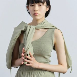 Mijeong Park Asymmetric Knit Top